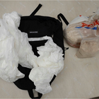 A Balenciaga bag filled with heroin