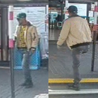 Two CCTV images of man