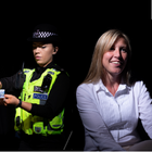 A police officer and staff member