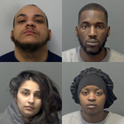 Custody photos of four offenders