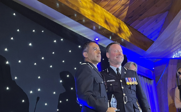 Left: Assistant Chief Constable Sharn Basra - Right: Chief Constable Trevor Rodenhurst