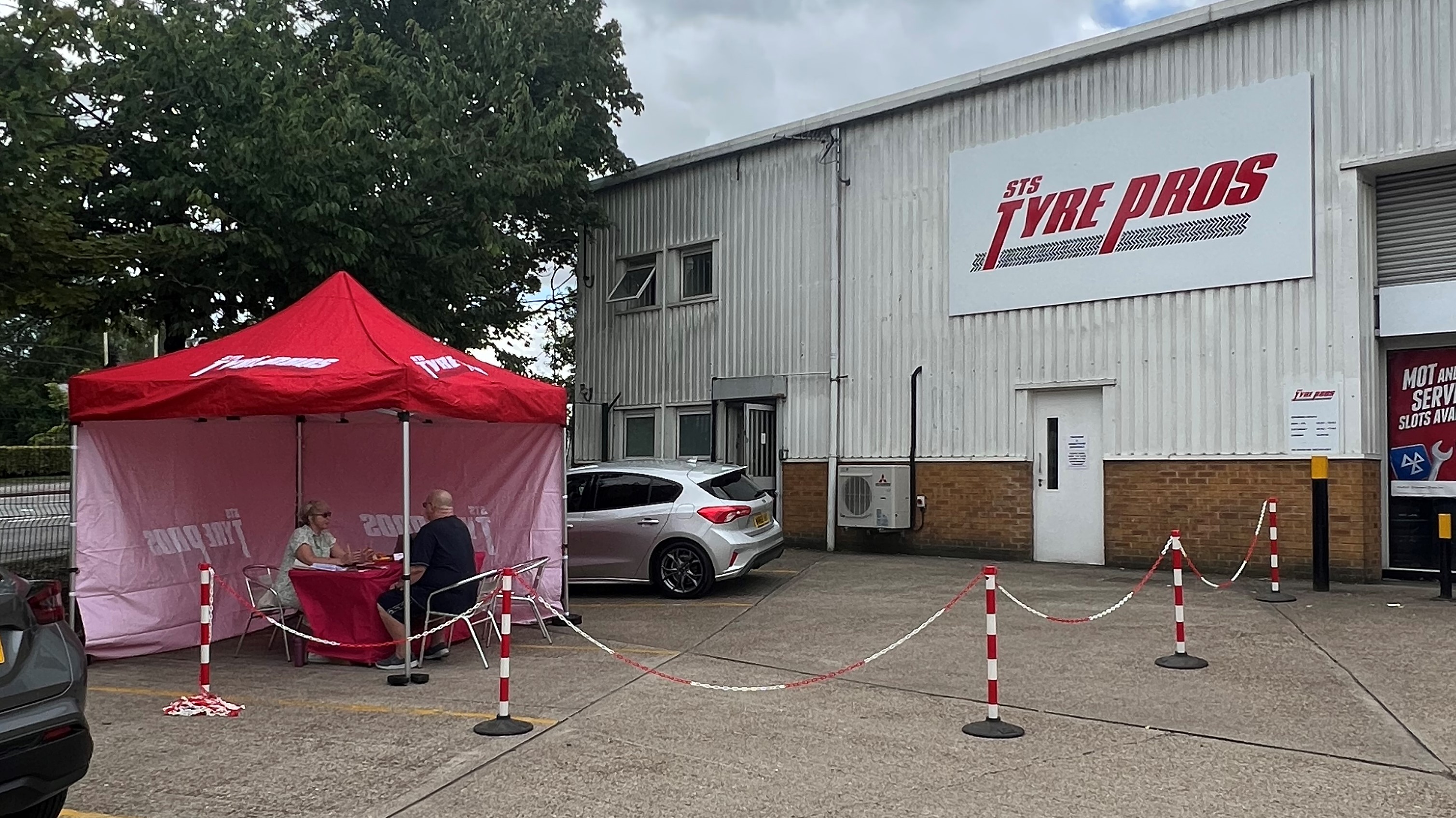 Catalytic converter event at STS Tyre Pros