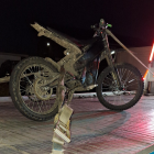 Seized off-road bike