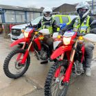 two Police Officers on motorbikes