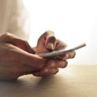 person on phone