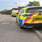 Carnoustie Drive police cars