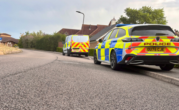 Carnoustie Drive police cars