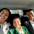 Zandile, and daughters Nala and Natalie