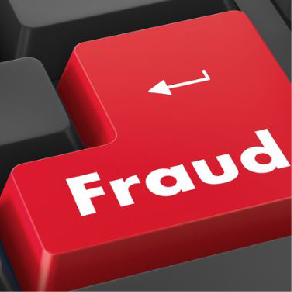 Bid red fraud button 